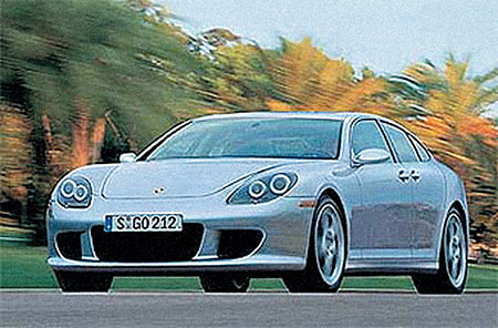 Четырехдверное купе Porsche
