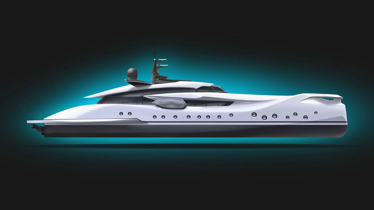 Дизайнер Роберто Курто представил концепт яхты «каракатицы»