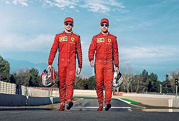 Ferrari на подиуме