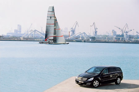Mercedes-Benz R-class и Alinghi: красивая ничья