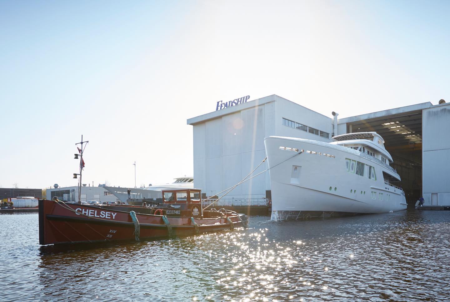 Feadship Project 709 коснулась воды
