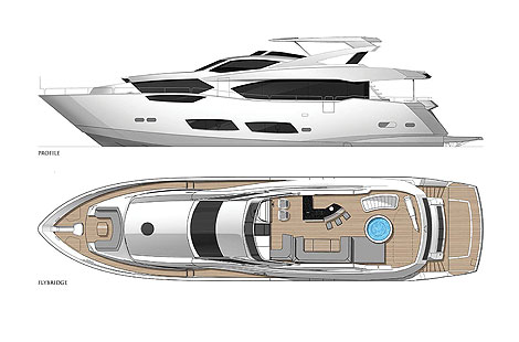 Sunseeker 95 Yacht готовится к премьере