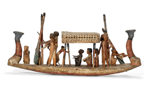 Модель древнеегипетской лодки выставлена на аукцион Christie's