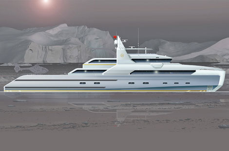 ER Yacht Design: модульный концепт яхты Super Expedition 65 м