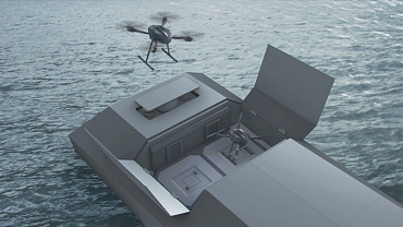 Беспилотный катер с дронами из Дубая