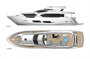 Sunseeker 95 Yacht готовится к премьере