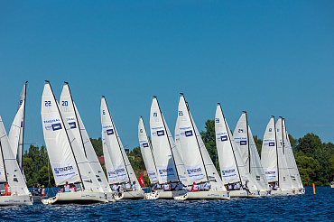 Третий этап Кубка России в классе J/70: победа Bars Sailing Team